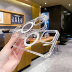 Coque en TPU acrylique transparent magnétique MagSafe pour appareil photo à grand trou, Pour iPhone 17 Pro Max, Pour iPhone 17 Pro, Pour iPhone 17, Pour iPhone Air, Pour iPhone 16 Pro Max, Pour iPhone 16 Pro, Pour iPhone 16 Plus, Pour iPhone 16