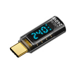 Adaptateur complet Type-C mâle vers Type-C femelle 240W avec affichage numérique