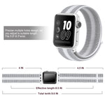 Bracelet en nylon à boucle, Pour Apple Watch Series 8&7 41mm / SE 2&6&SE&5&4 40mm / 3&2&1 38mm, Pour Apple Watch Ultra 49mm / Series 8&7 45mm / SE 2&6&SE&5&4 44mm / 3&2&1 42mm, Pour Apple Watch Series 7 45mm / 6 & SE & 5 & 4 44mm / 3 & 2 & 1 42mm