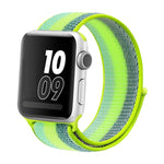 Bracelet en nylon à boucle, Pour Apple Watch Series 8&7 41mm / SE 2&6&SE&5&4 40mm / 3&2&1 38mm, Pour Apple Watch Ultra 49mm / Series 8&7 45mm / SE 2&6&SE&5&4 44mm / 3&2&1 42mm, Pour Apple Watch Series 7 45mm / 6 & SE & 5 & 4 44mm / 3 & 2 & 1 42mm