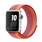 Bracelet en nylon à boucle, Pour Apple Watch Series 8&7 41mm / SE 2&6&SE&5&4 40mm / 3&2&1 38mm, Pour Apple Watch Ultra 49mm / Series 8&7 45mm / SE 2&6&SE&5&4 44mm / 3&2&1 42mm, Pour Apple Watch Series 7 45mm / 6 & SE & 5 & 4 44mm / 3 & 2 & 1 42mm