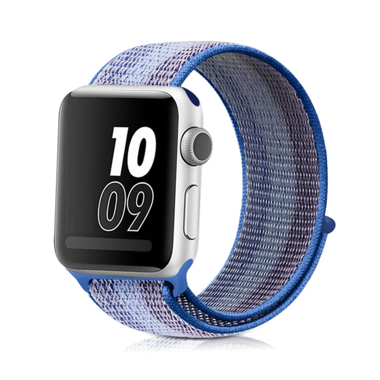 Bracelet en nylon à boucle, Pour Apple Watch Series 8&7 41mm / SE 2&6&SE&5&4 40mm / 3&2&1 38mm, Pour Apple Watch Ultra 49mm / Series 8&7 45mm / SE 2&6&SE&5&4 44mm / 3&2&1 42mm, Pour Apple Watch Series 7 45mm / 6 & SE & 5 & 4 44mm / 3 & 2 & 1 42mm