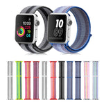 Bracelet en nylon à boucle, Pour Apple Watch Series 8&7 41mm / SE 2&6&SE&5&4 40mm / 3&2&1 38mm, Pour Apple Watch Ultra 49mm / Series 8&7 45mm / SE 2&6&SE&5&4 44mm / 3&2&1 42mm, Pour Apple Watch Series 7 45mm / 6 & SE & 5 & 4 44mm / 3 & 2 & 1 42mm