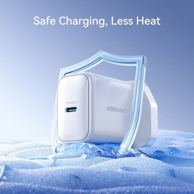 Chargeur port USB-C / Type-C JOYROOM JR-TCF20 PD20W, prise UK