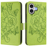 Étui en cuir gaufré rose anti-vol RFID, pour iPhone 17 Pro Max, pour iPhone 17 Pro, pour iPhone 17, pour iPhone Air, pour iPhone SE 2024, pour iPhone 16 Pro Max, pour iPhone 16 Pro, pour iPhone 16 Plus