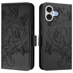 Étui en cuir gaufré rose anti-vol RFID, pour iPhone 17 Pro Max, pour iPhone 17 Pro, pour iPhone 17, pour iPhone Air, pour iPhone SE 2024, pour iPhone 16 Pro Max, pour iPhone 16 Pro, pour iPhone 16 Plus
