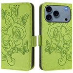 Étui en cuir gaufré rose anti-vol RFID, pour iPhone 17 Pro Max, pour iPhone 17 Pro, pour iPhone 17, pour iPhone Air, pour iPhone SE 2024, pour iPhone 16 Pro Max, pour iPhone 16 Pro, pour iPhone 16 Plus