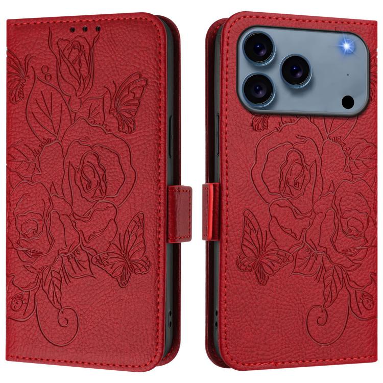 Étui en cuir gaufré rose anti-vol RFID, pour iPhone 17 Pro Max, pour iPhone 17 Pro, pour iPhone 17, pour iPhone Air, pour iPhone SE 2024, pour iPhone 16 Pro Max, pour iPhone 16 Pro, pour iPhone 16 Plus