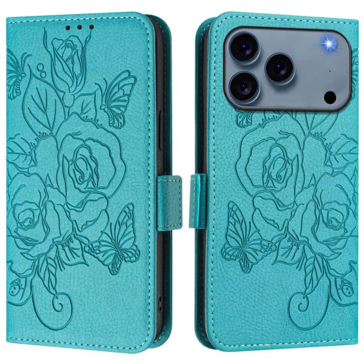 Étui en cuir gaufré rose anti-vol RFID, pour iPhone 17 Pro Max, pour iPhone 17 Pro, pour iPhone 17, pour iPhone Air, pour iPhone SE 2024, pour iPhone 16 Pro Max, pour iPhone 16 Pro, pour iPhone 16 Plus