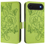 Étui en cuir gaufré rose anti-vol RFID, pour iPhone 17 Pro Max, pour iPhone 17 Pro, pour iPhone 17, pour iPhone Air, pour iPhone SE 2024, pour iPhone 16 Pro Max, pour iPhone 16 Pro, pour iPhone 16 Plus