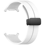 Bracelet de montre en silicone à boucle déployante magnétique, pour Samsung Galaxy Watch Ultra 47mm / Ultra 2025