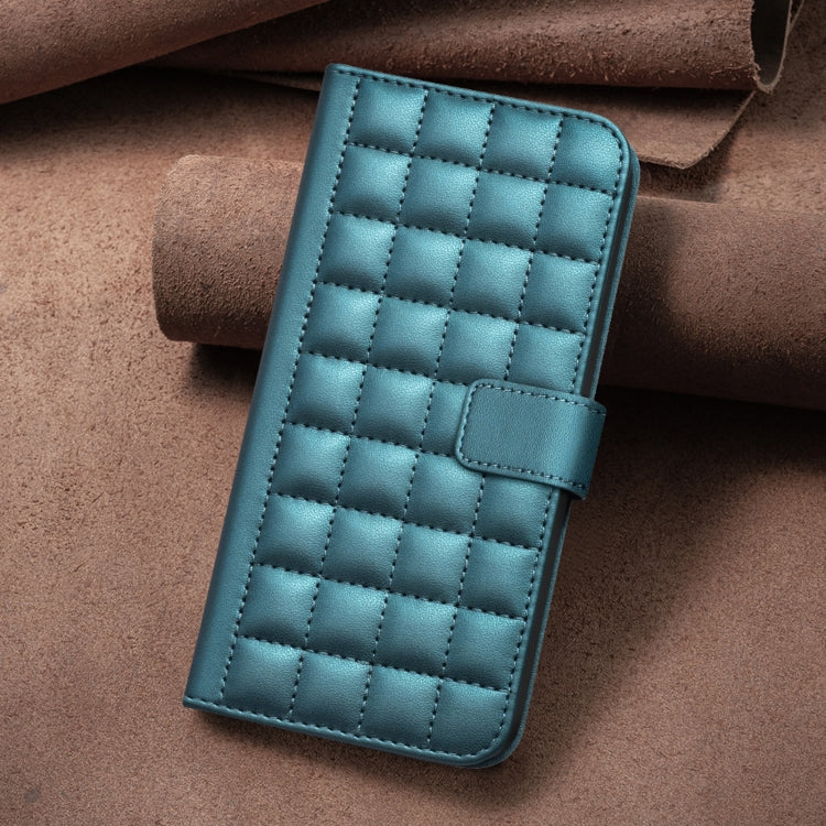 Étui de Téléphone en Cuir Texture Carrée, Pour iPhone 17e / 16e, Pour iPhone 17 Pro Max, Pour iPhone 16 Pro Max, Pour iPhone 16 Pro, Pour iPhone 16 Plus, Pour iPhone 16, Pour iPhone 15 Pro Max, Pour iPhone 15 Pro