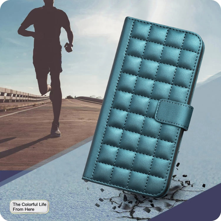 Étui de Téléphone en Cuir Texture Carrée, Pour iPhone 17e / 16e, Pour iPhone 17 Pro Max, Pour iPhone 16 Pro Max, Pour iPhone 16 Pro, Pour iPhone 16 Plus, Pour iPhone 16, Pour iPhone 15 Pro Max, Pour iPhone 15 Pro