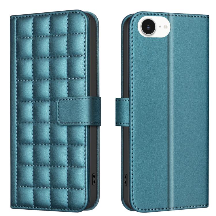 Étui de Téléphone en Cuir Texture Carrée, Pour iPhone 17e / 16e, Pour iPhone 17 Pro Max, Pour iPhone 16 Pro Max, Pour iPhone 16 Pro, Pour iPhone 16 Plus, Pour iPhone 16, Pour iPhone 15 Pro Max, Pour iPhone 15 Pro