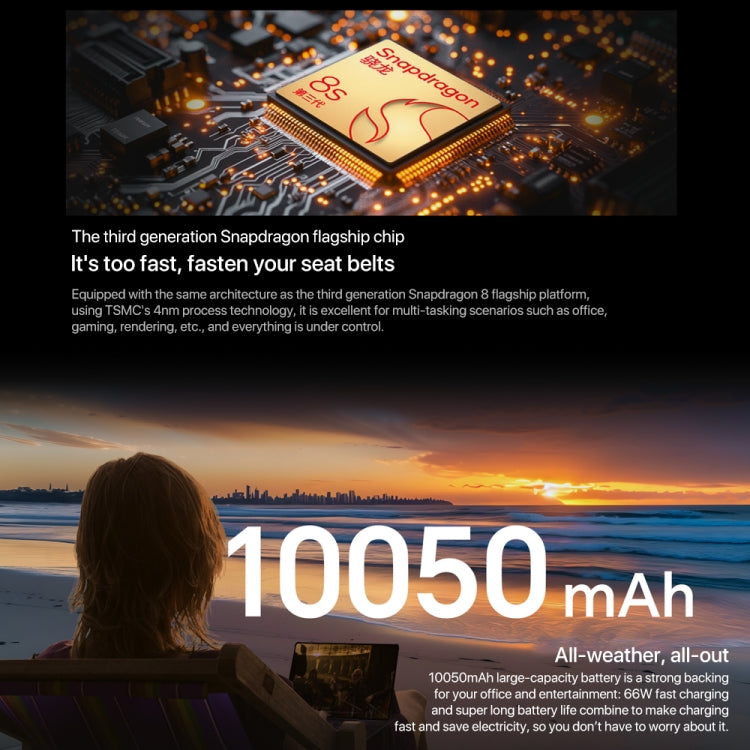 Tablette Honor MagicPad2 WiFi, 12,3 pouces MagicOS 8.0.1 Qualcomm Snapdragon 8s Gen 3 Octa Core, 8 Go+256 Go, 12 Go+256 Go, 16 Go+512 Go, 16 Go+1 To