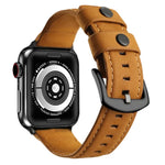 Bracelet de rechange en cuir véritable, pour Apple Watch 5 et 4 40 mm / 3 et 2 et 1 38 mm, pour Apple Watch 5 et 4 44 mm / 3 et 2 et 1 42 mm