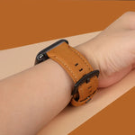 Bracelet de rechange en cuir véritable, pour Apple Watch 5 et 4 40 mm / 3 et 2 et 1 38 mm, pour Apple Watch 5 et 4 44 mm / 3 et 2 et 1 42 mm