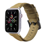 Bracelet de rechange en cuir véritable, pour Apple Watch 5 et 4 40 mm / 3 et 2 et 1 38 mm, pour Apple Watch 5 et 4 44 mm / 3 et 2 et 1 42 mm