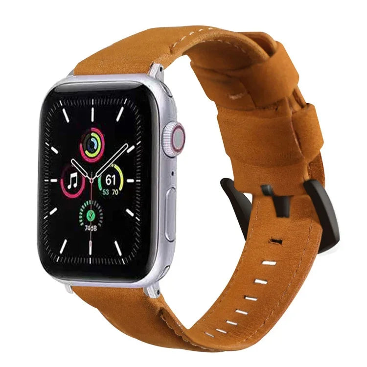 Bracelet de rechange en cuir véritable, pour Apple Watch 5 et 4 40 mm / 3 et 2 et 1 38 mm, pour Apple Watch 5 et 4 44 mm / 3 et 2 et 1 42 mm