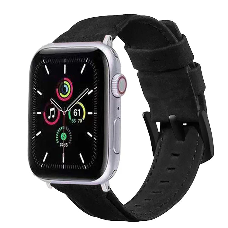 Bracelet de rechange en cuir véritable, pour Apple Watch 5 et 4 40 mm / 3 et 2 et 1 38 mm, pour Apple Watch 5 et 4 44 mm / 3 et 2 et 1 42 mm