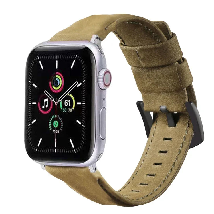 Bracelet de rechange en cuir véritable, pour Apple Watch 5 et 4 40 mm / 3 et 2 et 1 38 mm, pour Apple Watch 5 et 4 44 mm / 3 et 2 et 1 42 mm