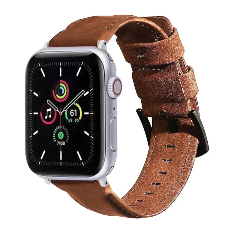 Bracelet de rechange en cuir véritable, pour Apple Watch 5 et 4 40 mm / 3 et 2 et 1 38 mm, pour Apple Watch 5 et 4 44 mm / 3 et 2 et 1 42 mm
