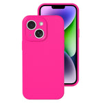 Precise Hole Liquid Silicone Jelly Color Full Coverage Phone Case, For iPhone 14 Plus