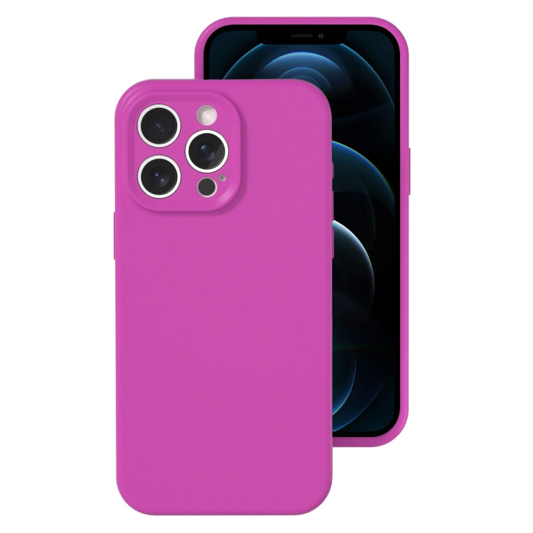 Precise Hole Liquid Silicone Jelly Color Full Coverage Phone Case, For iPhone 12 Pro Max