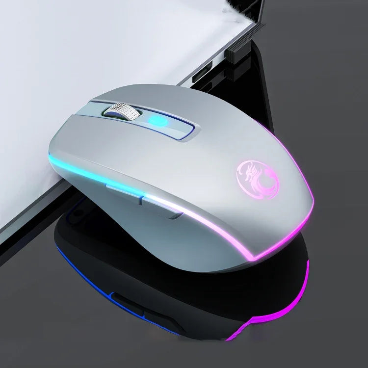 iMICE G903 Bluetooth Double Mode Souris de Jeu Sans Fil Silencieuse 6 Boutons