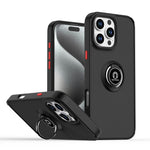 Coque de téléphone Q Shadow 1 Series en TPU + PC avec anneau, Pour iPhone 17e / 16e, Pour iPhone 17 Pro Max, Pour iPhone 17 Pro, Pour iPhone 17, Pour iPhone Air, Pour iPhone 16 Pro Max