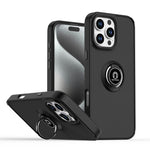 Coque de téléphone Q Shadow 1 Series en TPU + PC avec anneau, Pour iPhone 17e / 16e, Pour iPhone 17 Pro Max, Pour iPhone 17 Pro, Pour iPhone 17, Pour iPhone Air, Pour iPhone 16 Pro Max