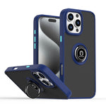 Coque de téléphone Q Shadow 1 Series en TPU + PC avec anneau, Pour iPhone 17e / 16e, Pour iPhone 17 Pro Max, Pour iPhone 17 Pro, Pour iPhone 17, Pour iPhone Air, Pour iPhone 16 Pro Max
