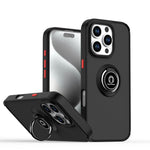 Coque de téléphone Q Shadow série 1 en TPU + PC avec anneau, pour iPhone 16 Pro, pour iPhone 16 Plus, pour iPhone 15 Pro Max, pour iPhone 15 Pro, pour iPhone 15 Plus, pour iPhone 15