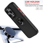 Coque de téléphone Q Shadow série 1 en TPU + PC avec anneau, pour iPhone 16 Pro, pour iPhone 16 Plus, pour iPhone 15 Pro Max, pour iPhone 15 Pro, pour iPhone 15 Plus, pour iPhone 15