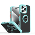 Coque de téléphone Q Shadow série 1 en TPU + PC avec anneau, pour iPhone 16 Pro, pour iPhone 16 Plus, pour iPhone 15 Pro Max, pour iPhone 15 Pro, pour iPhone 15 Plus, pour iPhone 15