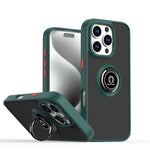 Coque de téléphone Q Shadow série 1 en TPU + PC avec anneau, pour iPhone 16 Pro, pour iPhone 16 Plus, pour iPhone 15 Pro Max, pour iPhone 15 Pro, pour iPhone 15 Plus, pour iPhone 15
