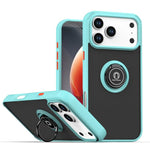 Coque de téléphone Q Shadow 1 Series en TPU + PC avec anneau, Pour iPhone 17e / 16e, Pour iPhone 17 Pro Max, Pour iPhone 17 Pro, Pour iPhone 17, Pour iPhone Air, Pour iPhone 16 Pro Max