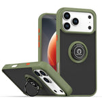 Coque de téléphone Q Shadow 1 Series en TPU + PC avec anneau, Pour iPhone 17e / 16e, Pour iPhone 17 Pro Max, Pour iPhone 17 Pro, Pour iPhone 17, Pour iPhone Air, Pour iPhone 16 Pro Max