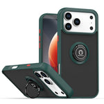 Coque de téléphone Q Shadow 1 Series en TPU + PC avec anneau, Pour iPhone 17e / 16e, Pour iPhone 17 Pro Max, Pour iPhone 17 Pro, Pour iPhone 17, Pour iPhone Air, Pour iPhone 16 Pro Max