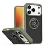 Coque de téléphone Q Shadow 1 Series en TPU + PC avec anneau, Pour iPhone 17e / 16e, Pour iPhone 17 Pro Max, Pour iPhone 17 Pro, Pour iPhone 17, Pour iPhone Air, Pour iPhone 16 Pro Max