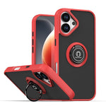 Coque de téléphone Q Shadow 1 Series en TPU + PC avec anneau, Pour iPhone 17e / 16e, Pour iPhone 17 Pro Max, Pour iPhone 17 Pro, Pour iPhone 17, Pour iPhone Air, Pour iPhone 16 Pro Max