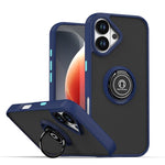 Coque de téléphone Q Shadow 1 Series en TPU + PC avec anneau, Pour iPhone 17e / 16e, Pour iPhone 17 Pro Max, Pour iPhone 17 Pro, Pour iPhone 17, Pour iPhone Air, Pour iPhone 16 Pro Max