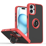 Coque de téléphone Q Shadow série 1 en TPU + PC avec anneau, pour iPhone 16 Pro, pour iPhone 16 Plus, pour iPhone 15 Pro Max, pour iPhone 15 Pro, pour iPhone 15 Plus, pour iPhone 15