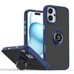 Coque de téléphone Q Shadow série 1 en TPU + PC avec anneau, pour iPhone 16 Pro, pour iPhone 16 Plus, pour iPhone 15 Pro Max, pour iPhone 15 Pro, pour iPhone 15 Plus, pour iPhone 15