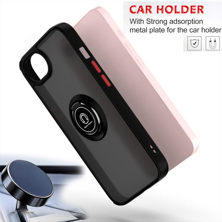 Coque de téléphone Q Shadow 1 Series en TPU + PC avec anneau, Pour iPhone 17e / 16e, Pour iPhone 17 Pro Max, Pour iPhone 17 Pro, Pour iPhone 17, Pour iPhone Air, Pour iPhone 16 Pro Max