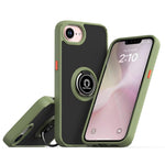 Coque de téléphone Q Shadow 1 Series en TPU + PC avec anneau, Pour iPhone 17e / 16e, Pour iPhone 17 Pro Max, Pour iPhone 17 Pro, Pour iPhone 17, Pour iPhone Air, Pour iPhone 16 Pro Max
