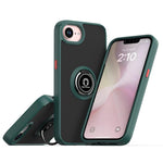 Coque de téléphone Q Shadow 1 Series en TPU + PC avec anneau, Pour iPhone 17e / 16e, Pour iPhone 17 Pro Max, Pour iPhone 17 Pro, Pour iPhone 17, Pour iPhone Air, Pour iPhone 16 Pro Max