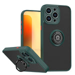 Coque de téléphone Q Shadow série 1 en TPU + PC avec anneau, pour iPhone 16 Pro, pour iPhone 16 Plus, pour iPhone 15 Pro Max, pour iPhone 15 Pro, pour iPhone 15 Plus, pour iPhone 15