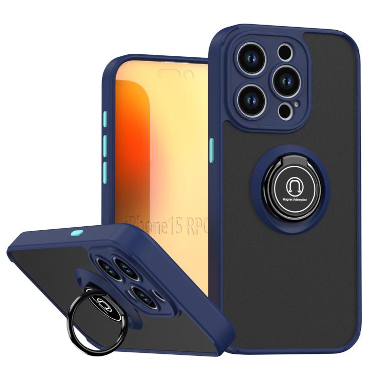 Coque de téléphone Q Shadow série 1 en TPU + PC avec anneau, pour iPhone 16 Pro, pour iPhone 16 Plus, pour iPhone 15 Pro Max, pour iPhone 15 Pro, pour iPhone 15 Plus, pour iPhone 15