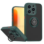 Coque de téléphone Q Shadow série 1 en TPU + PC avec anneau, pour iPhone 16 Pro, pour iPhone 16 Plus, pour iPhone 15 Pro Max, pour iPhone 15 Pro, pour iPhone 15 Plus, pour iPhone 15